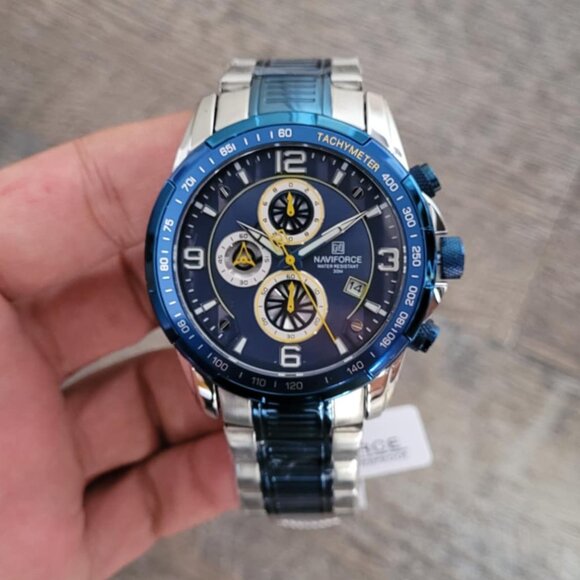 NAVIFORCE Multicolor Chronograph Watch in Stainless Steel for‎ Men - Picture 1 of 10